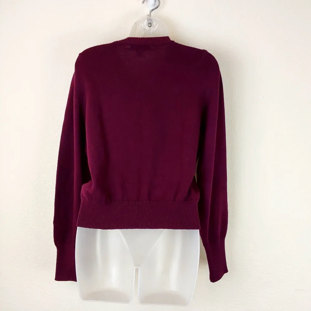 Ryegrass Buttons Rhinestone Sweater - Picture 3 of 8